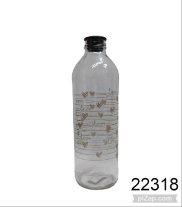 Imagen de BOTELLA DECORADA 1LT LOVE 4.24